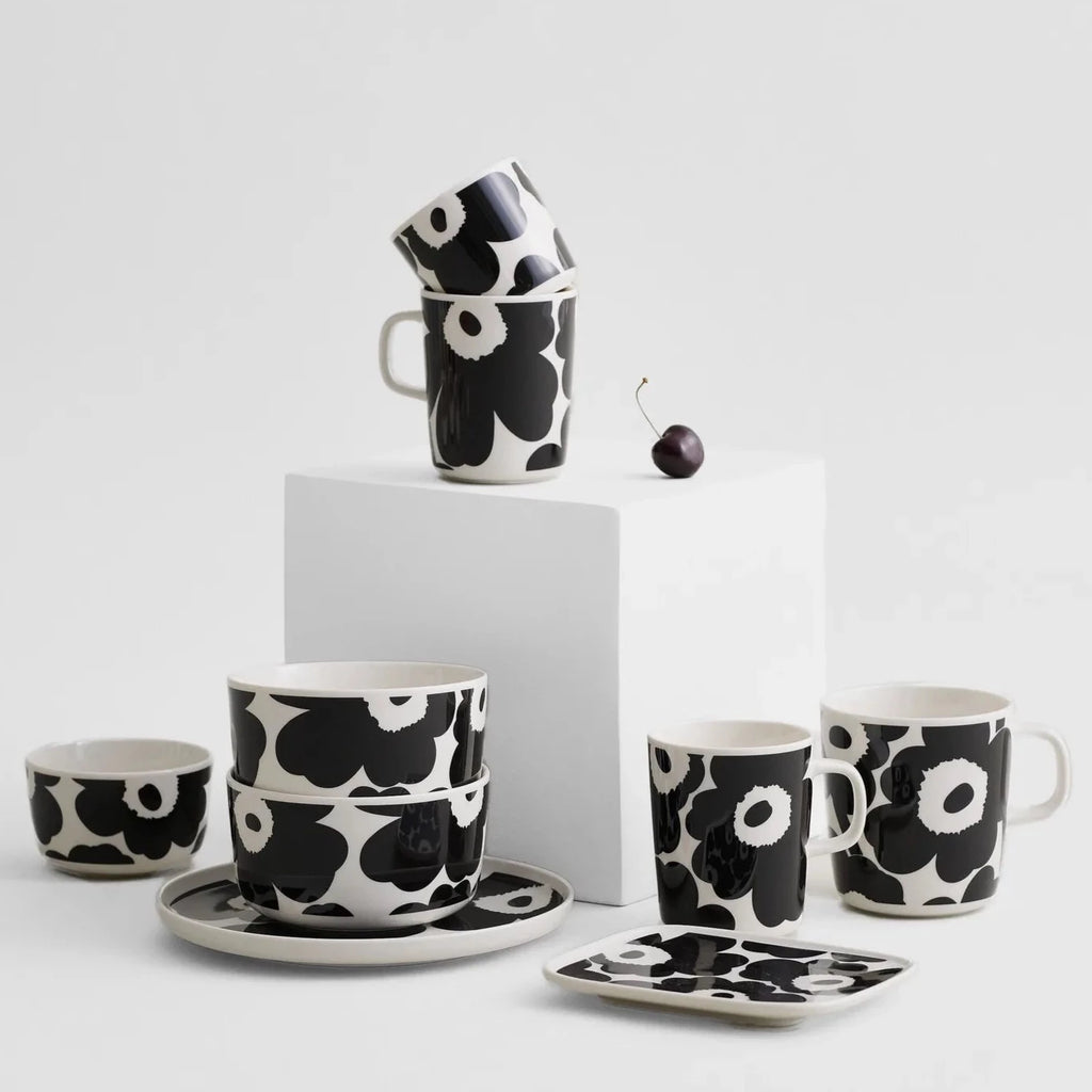 Marimekko Unikko Tableware Black