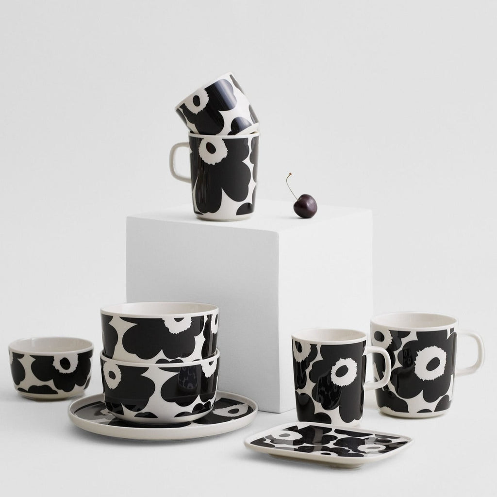 Marimekko Unikko Tableware Black