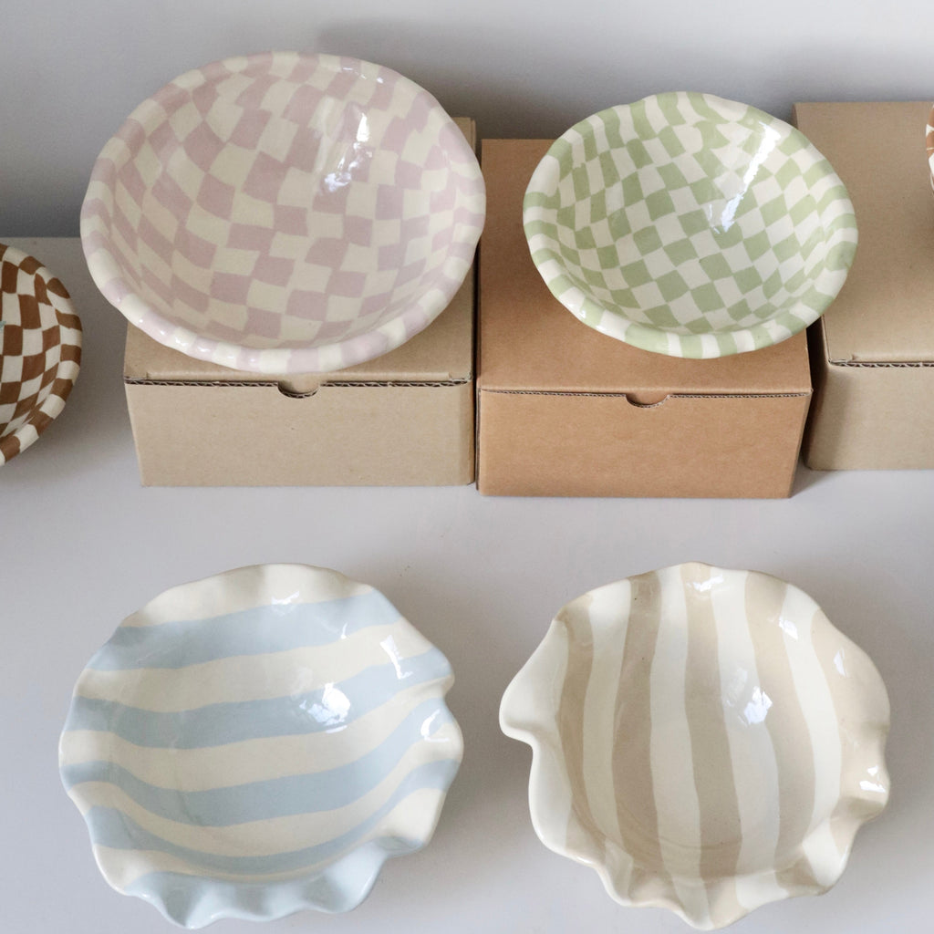 Pollygarden Bowl Check/Stripe